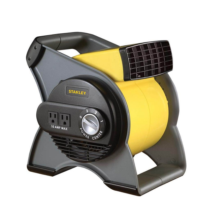 Stanley 3 Speed High Velocity Pivoting Durable Utility Blower Fan with 2 Outlets