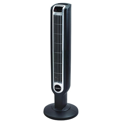 Lasko 36" 3 Speed Quiet Programmable Oscillating Tower Fan with Remote, Black