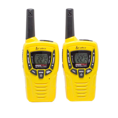 Cobra 23 Mile 22 Channel Walkie Talkie VOX NOAA Receiver Radios CX335 (2 Pairs)