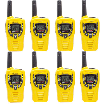 Cobra 23 Mile 22 Channel Walkie Talkie VOX NOAA Receiver Radios CX335 (4 Pairs)