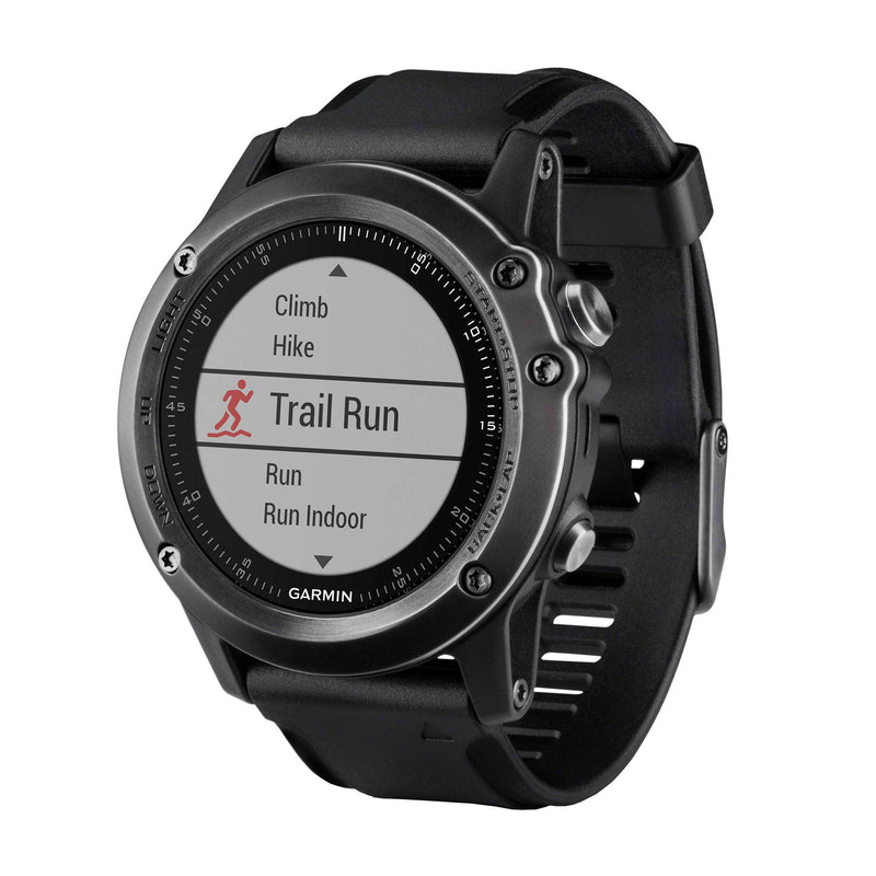 Garmin Fenix 3 HR Smart Multi Sport Fitness Heart Rate GPS Training Watch, Gray