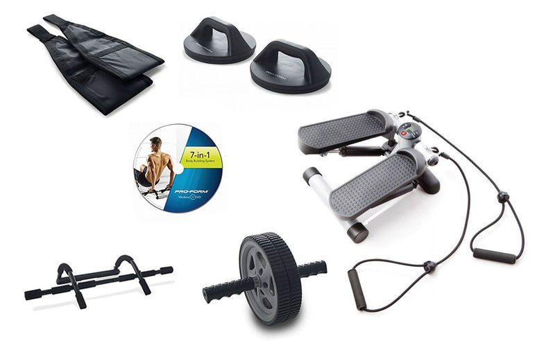 ProForm 7-in-1 Body Building Workout System and ProForm Mini Stepper Package