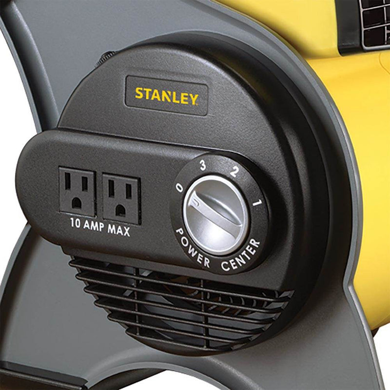 Stanley 3 Speed High Velocity Durable  Utility Blower Fan w/ 2 Outlets (2 Pack)