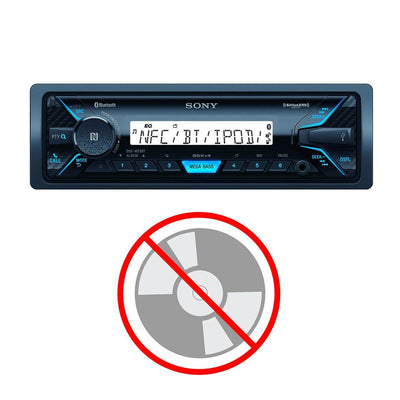 Sony In-Dash Single DIN Marine Media Receiver with Bluetooth & USB (Open Box)