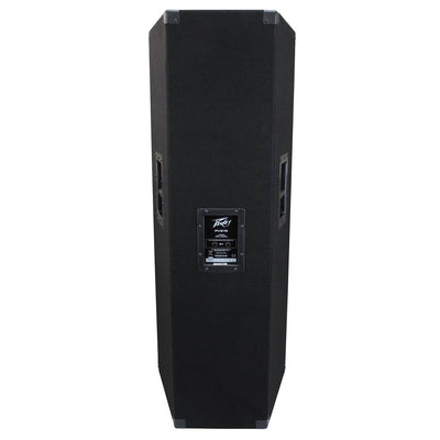 Peavey 2 Way 1400W Dual 15" DJ PA System Loudspeaker (2) + 25' Speaker Cable (2)