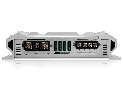 Lanzar 6000W 2-Channel Mosfet Amplifier w/ VM Audio 4-Gauge Amplifier Wiring Kit