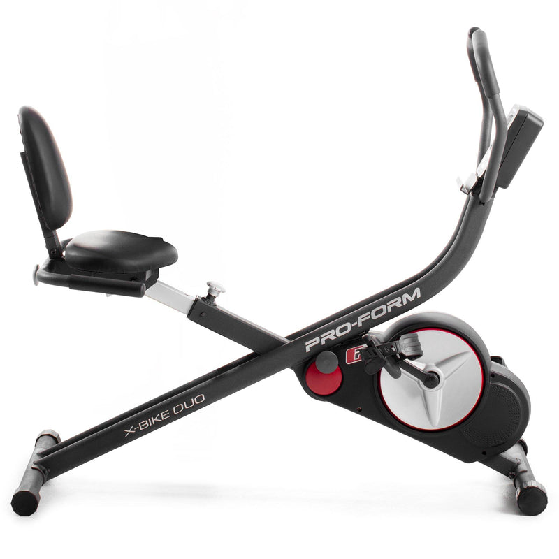 ProForm X-Bike Duo Upright and Recumbent Frame SpaceSaver Home Exercise Bike