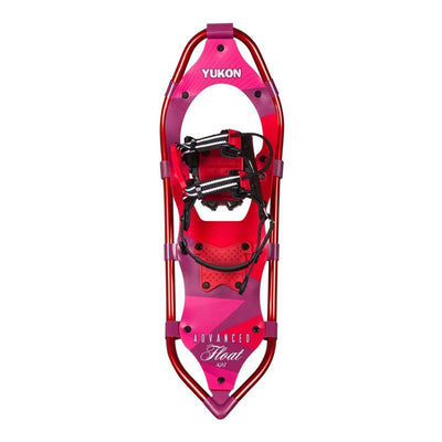 Yukon Charlies 8x25 Advanced Float Series Snow Shoe Snowshoes with Straps, Pink