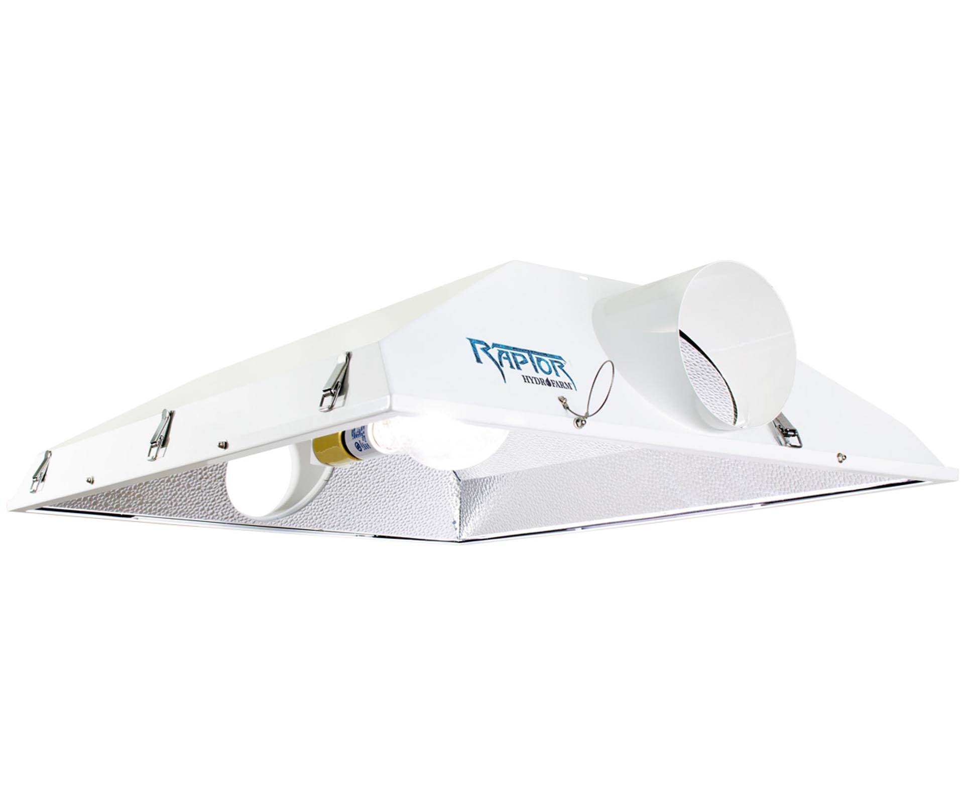 NEW! Hydrofarm Raptor 6" Air Cooled Grow Light Fixture Reflector Hood | RP6AC - VMInnovations