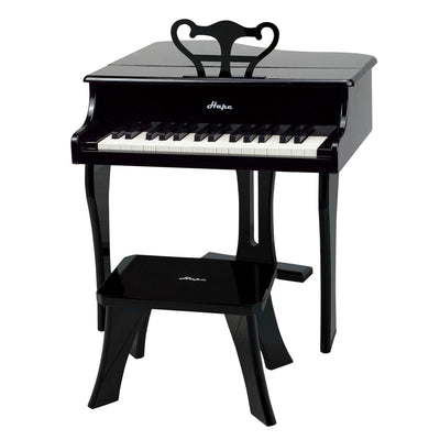 Hape Toys Early Melodies Black Wooden Happy Grand Piano for Toddlers & Children - VMInnovations
