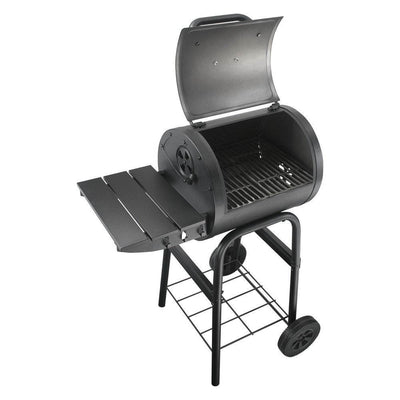 Char Broil American Gourmet 18" Cast Iron Grate BBQ Charcoal Grill, Black Steel