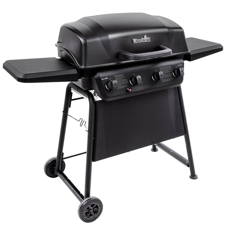 Char-Broil Classic 405 4 Burner Outdoor Backyard Barbecue Propane Gas Grill