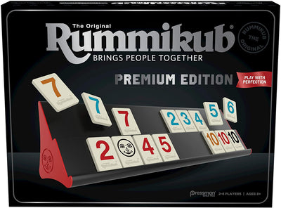 Pressman Original Rummikub Premium Edition Tile Game with Large Numbered Tiles