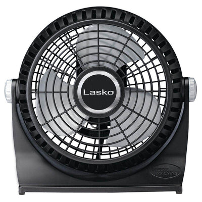 Lasko 507 10 Inch Electric Portable Table & Floor Breeze Machine Fan, 2 Pack