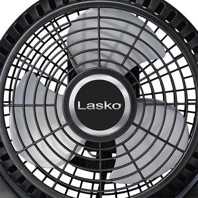 Lasko 507 10 Inch Electric Portable Table & Floor Breeze Machine Fan, 2 Pack