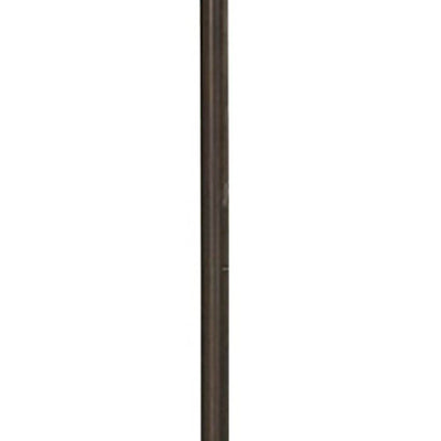 Collective Design 72-Inch Floor Lamp with 3 Glass Dimple Shades Bronze