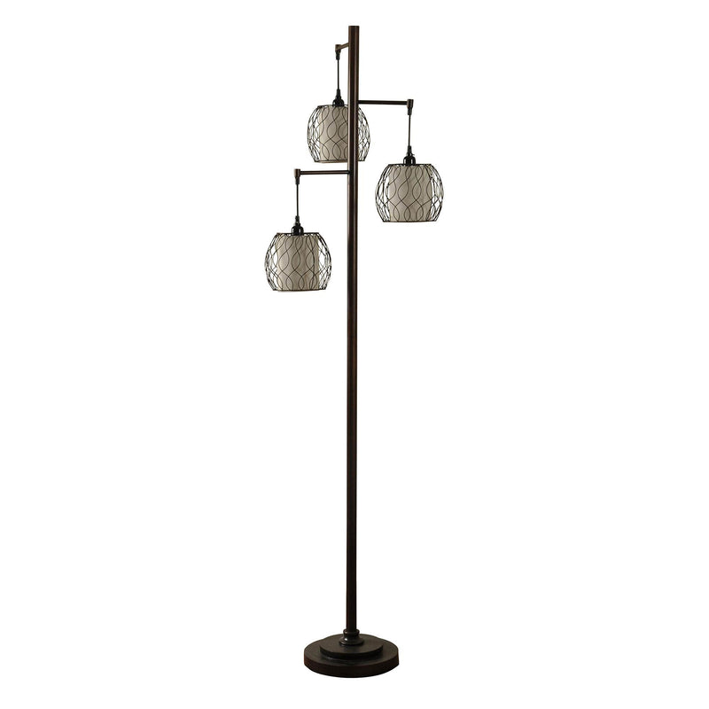 Collective Design 72 In Abode 84 Clifton Mid-Century Modern Floor Lamp, Bronze