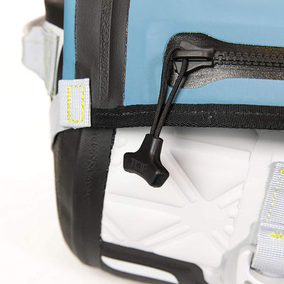 Yampa 70 Liter Dry Duffle Waterproof Backpack Bag, Hazy Harbor Gray and Blue