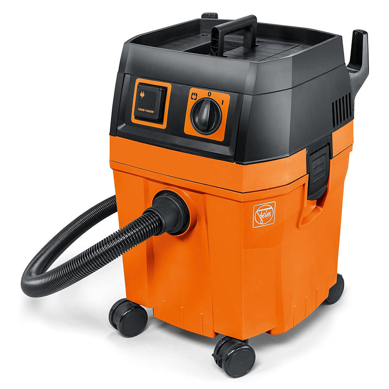 FEIN 1000 Watt 8.4-Gallon Turbo II Vacuum Cleaner with Fieece Filter Bag, Orange