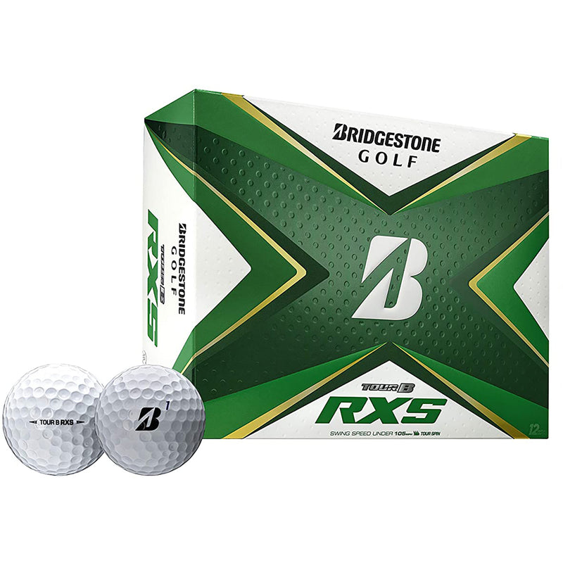 Bridgestone 2020 Tour B RXS Golf Balls with REACTIV Cover, White, One Dozen