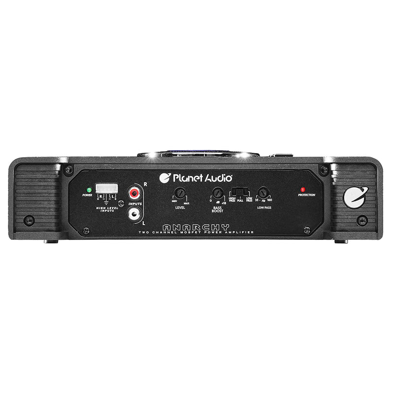 Planet Audio AC600.2 600W 2 Channel MOSFET Class A/B Power Stereo Amp (2 Pack)