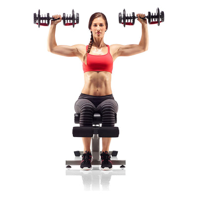 Bowflex SelectTech 552 Adjustable Workout Exercise Dumbbells Weight Set, Pair