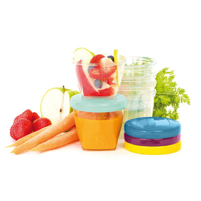 Babymoov Leak Proof BPA Free Baby Toddler Food Snack Storage Bowls with Lids