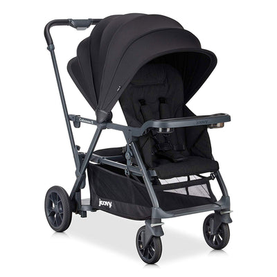 Joovy 8207 Caboose S Standard Folding Baby Stroller with Canopy, Black Melange