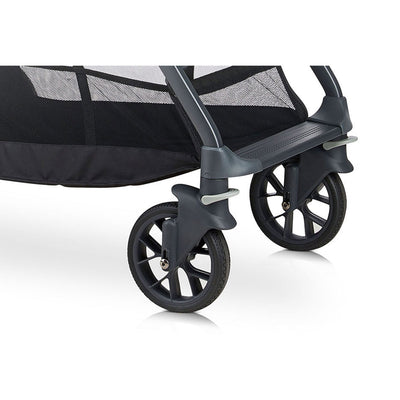 Joovy 8217 Caboose S Too Folding Sit and Stand Double Stroller, Black Melange