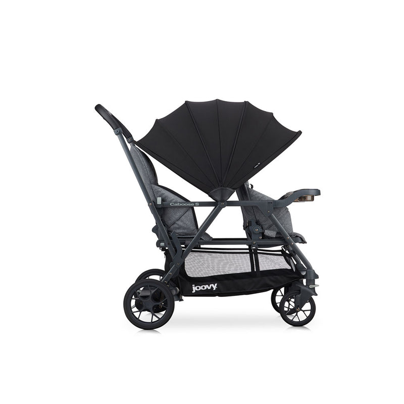 Joovy 8219 Caboose S Too Sit and Stand Double Stroller for Kids 3 Months and Up