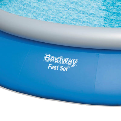 Bestway 15' x 33" Fast Set Inflatable Above Ground Swimming Pool (Open Box)
