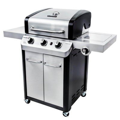 Char Broil Signature 3 Burner Stainless Steel Square-Inch Propane Grill + Cover