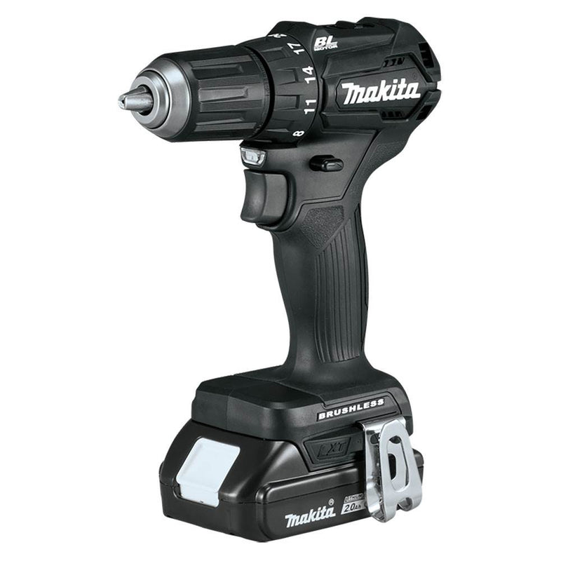 Makita 18V LXT Lithium Ion Sub Compact Brushless 0.5" Drill Driver Kit | XFD11RB