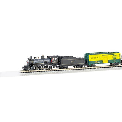 Bachmann Trains N Scale Trailblazer Electric Model Locomotive Train Set w/ Track