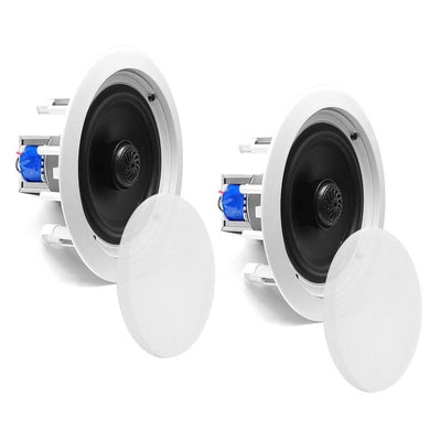 Pyle Home 6.5 Inch 250W 2 Way In Wall In Ceiling Stereo Speaker, Pair | PDIC60T