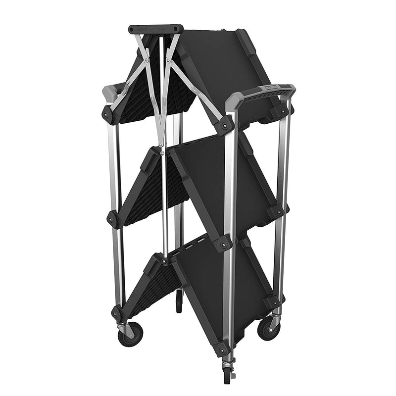 Olympia Tools 85-189 Pack n Roll XL Collapsible Storage Service Cart with Wheels