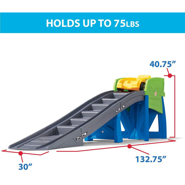 Step2 Roller Coaster Ride On Toy for Kids w/ Climbing Stairs, Ages 3+(Open Box) - VMInnovations