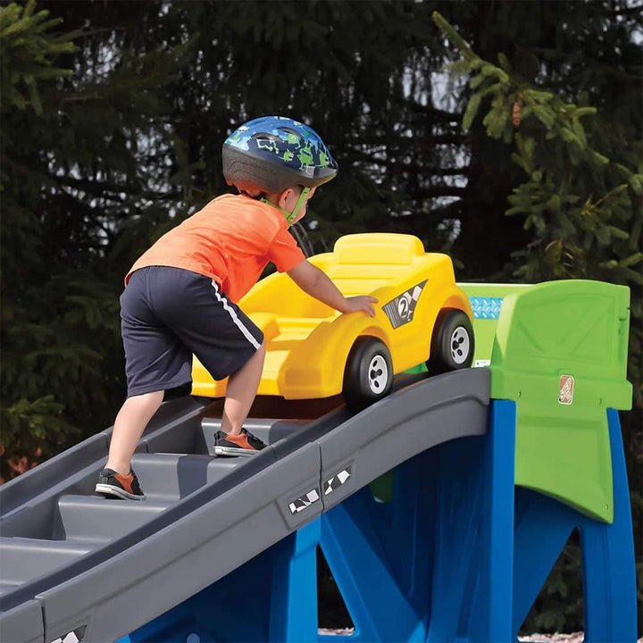 Step2 Roller Coaster Ride On Toy for Kids w/ Climbing Stairs, Ages 3+(Open Box) - VMInnovations