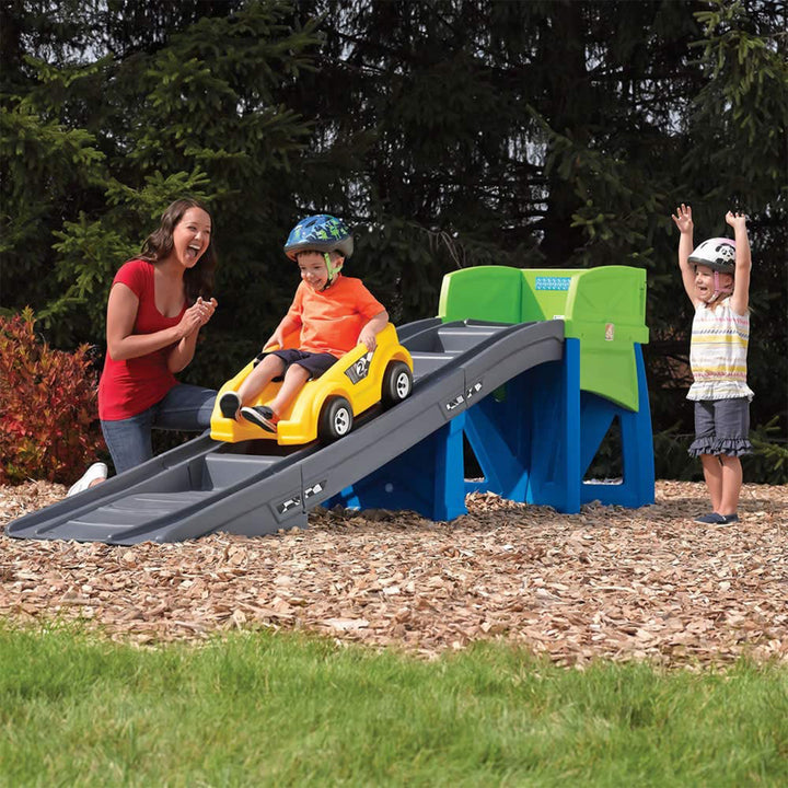 Step2 Roller Coaster Ride On Toy for Kids w/ Climbing Stairs, Ages 3+(Open Box) - VMInnovations