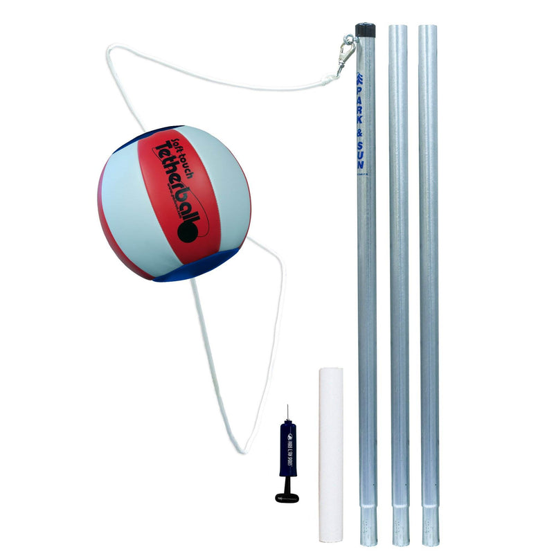 Park & Sun Sports Portable Backyard Tetherball Set w/ Accessories (2 Pack)