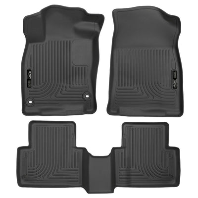 Husky Liners WeatherBeater Floor Mats 1st & 2nd Row for 2016-2019 Honda Civic