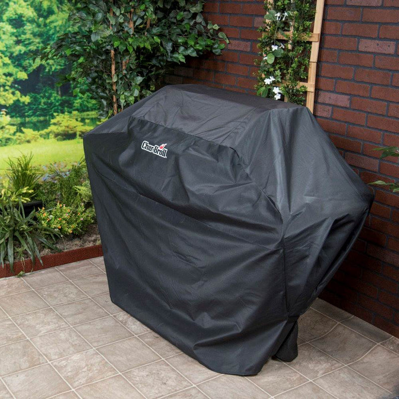 Char Broil Performance 3 to 4 Burner 62" Grill Cover with Heavy-Duty Polyester