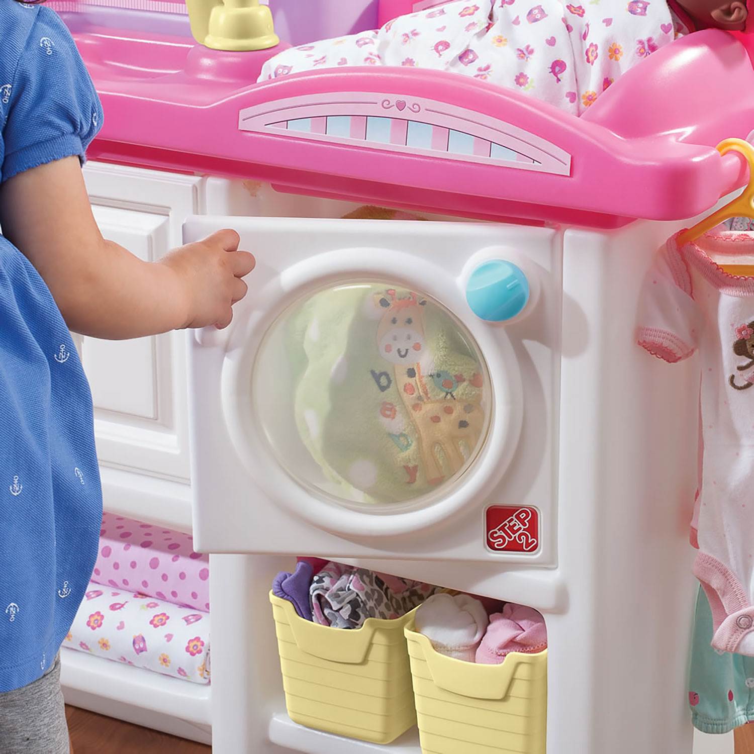 Step2 Love and Care Deluxe Doll Pretend Play Girls Nursery Toy Playset(Open Box) - VMInnovations