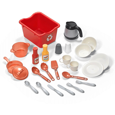 Step2 Pretend Play Kids Best Chef's Toy Cooking Kitchen Set with Accessories