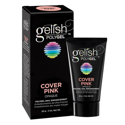 Gelish PolyGel Professional Nail Enhancement Cover Pink Opaque Shade, 2 Ounces