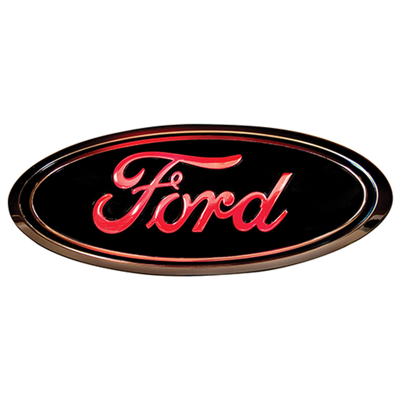 Reese 86065 Red LED Light Up Ford Logo Hitch Cover for 1.25 and 2 Inch Receivers
