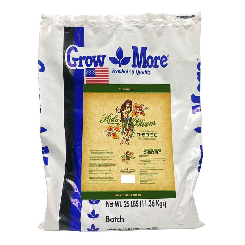 Grow More Hula Bloom 0-50-30 Soluble Concentrated Plant Fertilizer, 25 Pounds