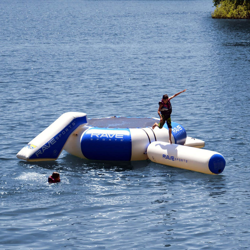 Rave Sports 02010-RV Splash Zone Plus 12 Foot Inflatable Trampoline & Water Park