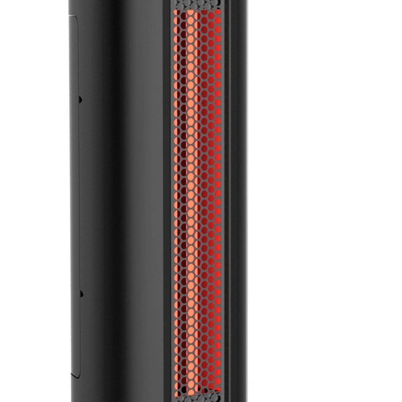 24" 2 Element Quartz Infrared Electric Tower Heater & Fan (Open Box) (2 Pack)