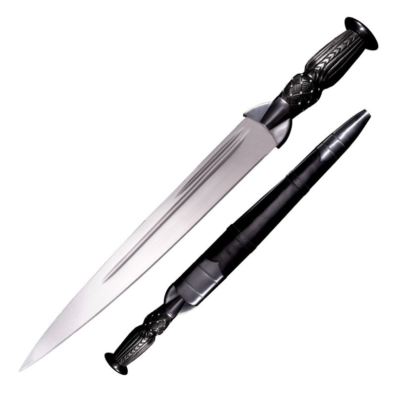 Cold Steel Handmade Carbon Steel Scottish Dirk Sword Replica, 13 Inch Blade